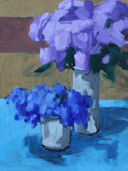 Still Life With Campanulas