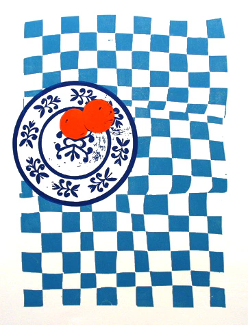 Blue Tablecloth
